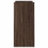 Aparador de madera de ingeniería marrón roble 73,5x35x75