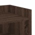 Aparador de madera de ingeniería marrón roble 73,5x35x75