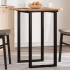 Tablero de mesa redondo madera maciza de acacia Ø70x2