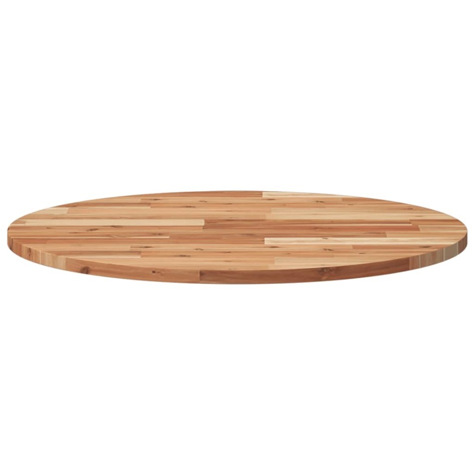 Tablero de mesa redondo madera maciza de acacia Ø70x2