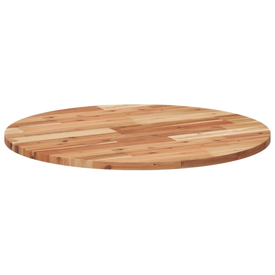 Tablero de mesa redondo madera maciza de acacia Ø70x2