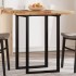 Tablero de mesa cuadrado madera maciza acacia 70x70x4