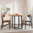 Tablero de mesa cuadrado madera maciza acacia 70x70x4