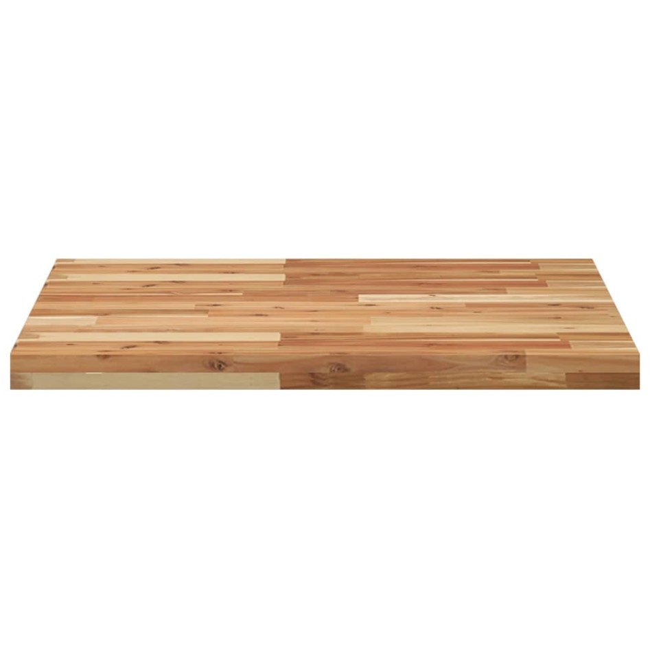 Tablero de mesa cuadrado madera maciza acacia 70x70x4