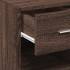 Aparador madera de ingeniería marrón roble 45x42,5x93