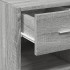 Aparador de madera de ingeniería gris Sonoma 50x42,5x93