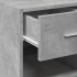 Aparador de madera de ingeniería gris hormigón 50x42,5x93