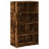 Aparador alto madera de ingeniería roble ahumado 70x41x124
