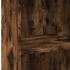 Aparador alto madera de ingeniería roble ahumado 50x41x124