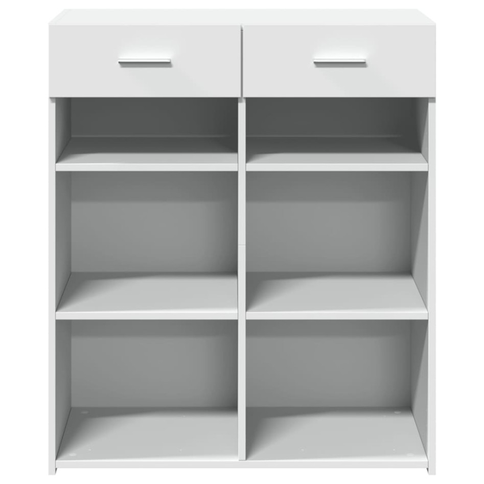 Aparador madera de ingeniería blanco 80x42,5x93