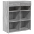 Aparador madera de ingeniería gris Sonoma 80x42,5x93