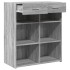 Aparador madera de ingeniería gris Sonoma 80x42,5x93