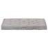 Cojín para palés algodón gris 120x80x10