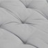 Cojín para palés algodón gris 120x80x10