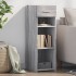 Aparador de madera de ingeniería gris Sonoma 30x42,5x93