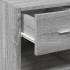Aparador de madera de ingeniería gris Sonoma 30x42,5x93