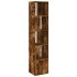 Estantería de madera de ingeniería roble ahumado 40x36x189