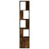 Estantería de madera de ingeniería roble ahumado 40x36x189