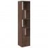 Estantería de madera de ingeniería marrón roble 40x36x189