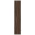 Estantería de madera de ingeniería marrón roble 40x36x189