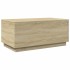 Mesa de centro con luces LED roble Sonoma 90x50x40