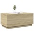 Mesa de centro con luces LED roble Sonoma 90x50x40
