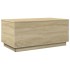 Mesa de centro con luces LED roble Sonoma 90x50x40