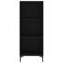 Aparador de madera contrachapada negro 34,5x34x180