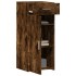 Aparador madera de ingeniería roble ahumado 40x42,5x93