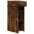 Aparador madera de ingeniería roble ahumado 40x42,5x93