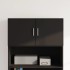 Armario de pared madera de ingeniería negro 80x42,5x40