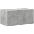 Armario de pared madera ingeniería gris hormigón 80x42,5x40