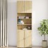 Armario de pared madera ingeniería roble Sonoma 80x42,5x64
