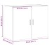 Armario de pared madera ingeniería roble Sonoma 80x42,5x64