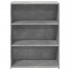 Aparador madera de ingeniería gris hormigón 70x41x93