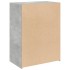 Aparador madera de ingeniería gris hormigón 70x41x93