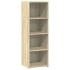 Aparador alto madera de ingeniería roble Sonoma 40x41x124