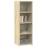 Aparador alto madera de ingeniería roble Sonoma 40x41x124
