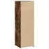 Aparador alto madera de ingeniería roble ahumado 40x41x124