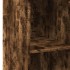 Aparador alto madera de ingeniería roble ahumado 40x41x124