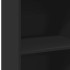 Aparador alto madera ingeniería negro 45x41x124