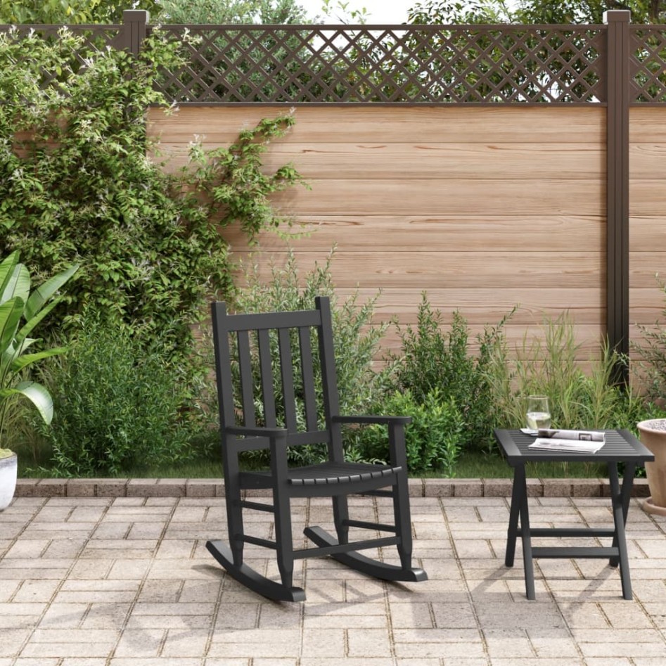 Mecedora para niños madera maciza de álamo