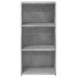 Aparador de madera de ingeniería gris hormigón 45x41x93