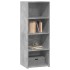 Aparador alto madera de ingeniería gris hormigón 45x41x124