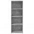 Aparador alto madera de ingeniería gris hormigón 45x41x124