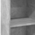 Aparador alto madera de ingeniería gris hormigón 45x41x124