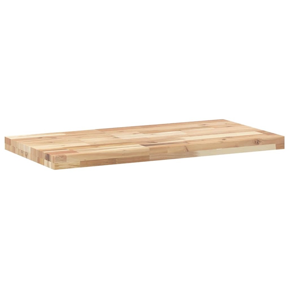 Estante flotante madera maciza de acacia sin tratar 80x40x4