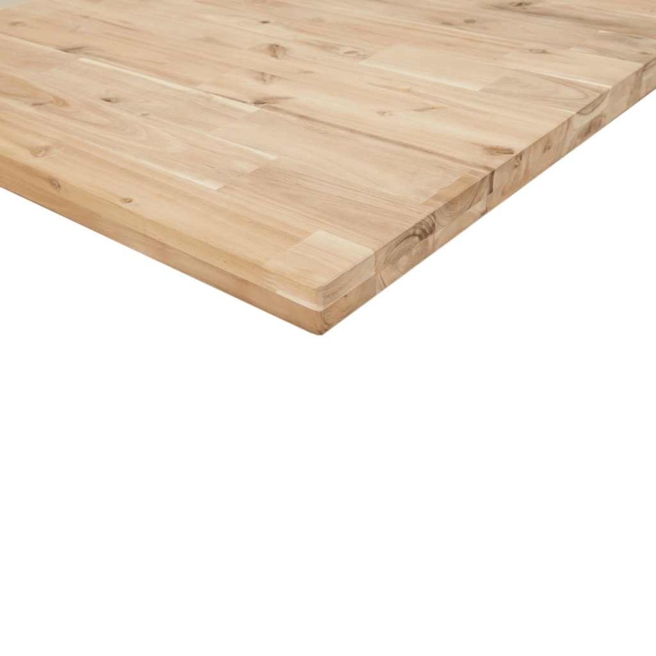 Estante flotante madera maciza de acacia sin tratar 80x40x4