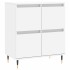 Aparador de madera contrachapada blanco 60x35x70