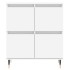 Aparador de madera contrachapada blanco 60x35x70